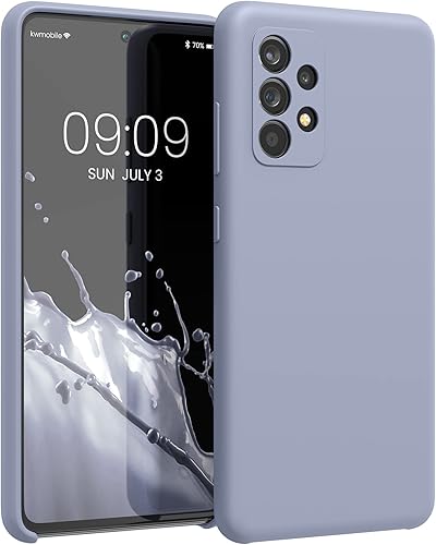 Miniatura 17 de kwmobile Funda Compatible con Samsung Galaxy A52 / A52 5G / A52s 5G - Cubierta de Teléfono de Silicona TPU con Acabado Suave - Macchiato