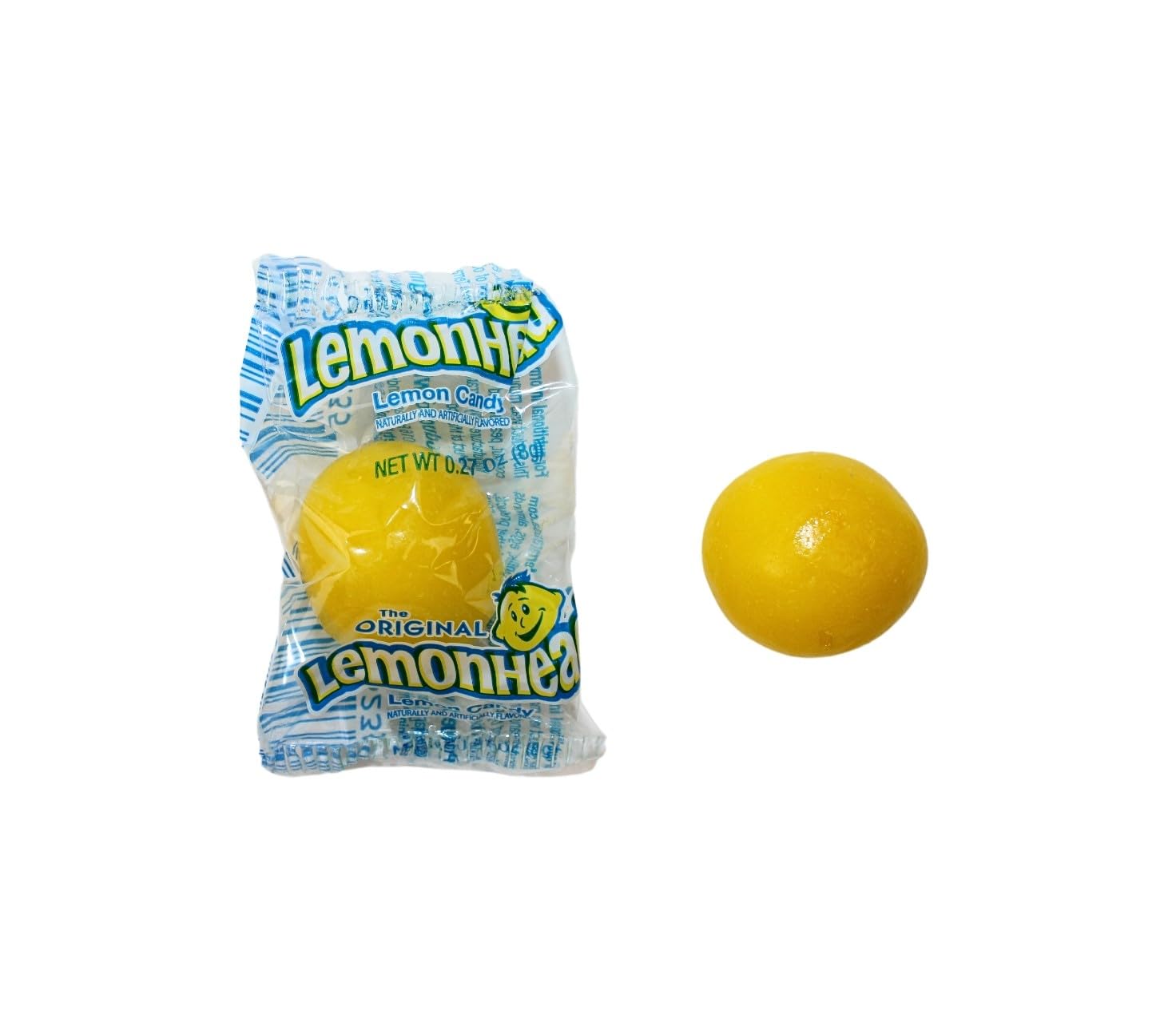 Lemon Candy - Lemonheads Candy Bulk - Hard Individually Wrapped Lemon Heads Bulk - Bright, Tart Yellow Candies (3 Pound)
