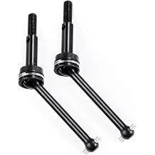 RC Car Accessories For Tamiya TTO2 1/10 RC Drift Car 2Pcs Steel Front Rear CVD Shaft Upgrades Parts Spare Modification Accessories
