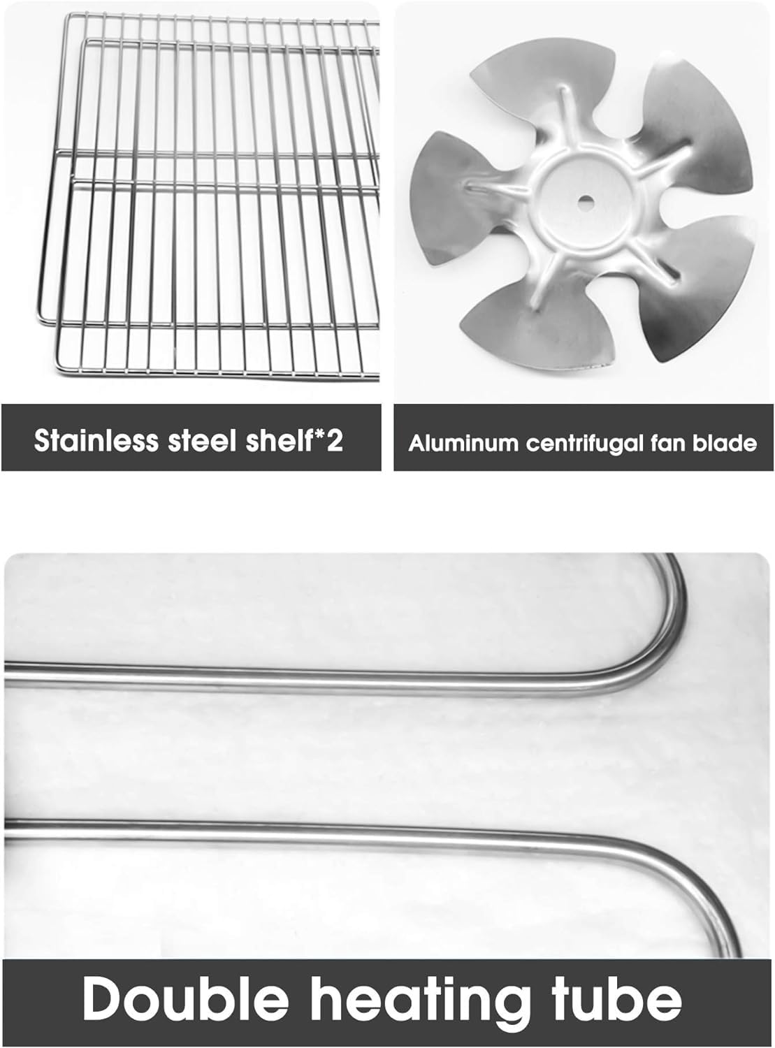 Chauffage électrique à température constante - Four de laboratoire silencieux à température constante - Four en acier inoxydable - Affichage numérique intelligent - Séchoir industriel (taille : 136 L)