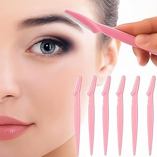 Maquinilla de afeitar de cejas para mujer, re...
