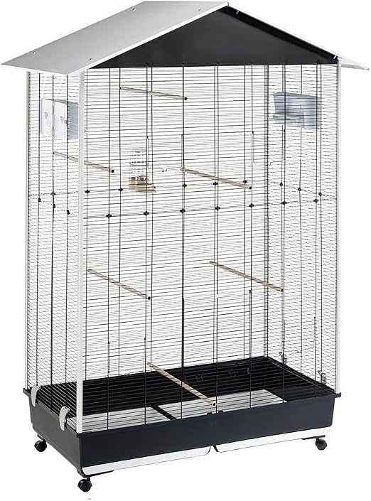Illustration of Large Outdoor Bird Aviary Accessories