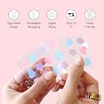 grace & stella Couvertures Skin Rescue primées avec hydrocolloïde (Multiforme, 72 unités) - Avec acide salicylique et arbre à thé pour absorber les impuretés - Soins de la peau testés par des dermatologues, sans cruauté, végan