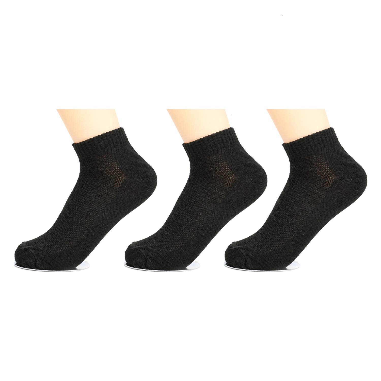 Pomeat 10 Pairs Black Disposable Socks Travel Portable Disposable Replacing Stretchy