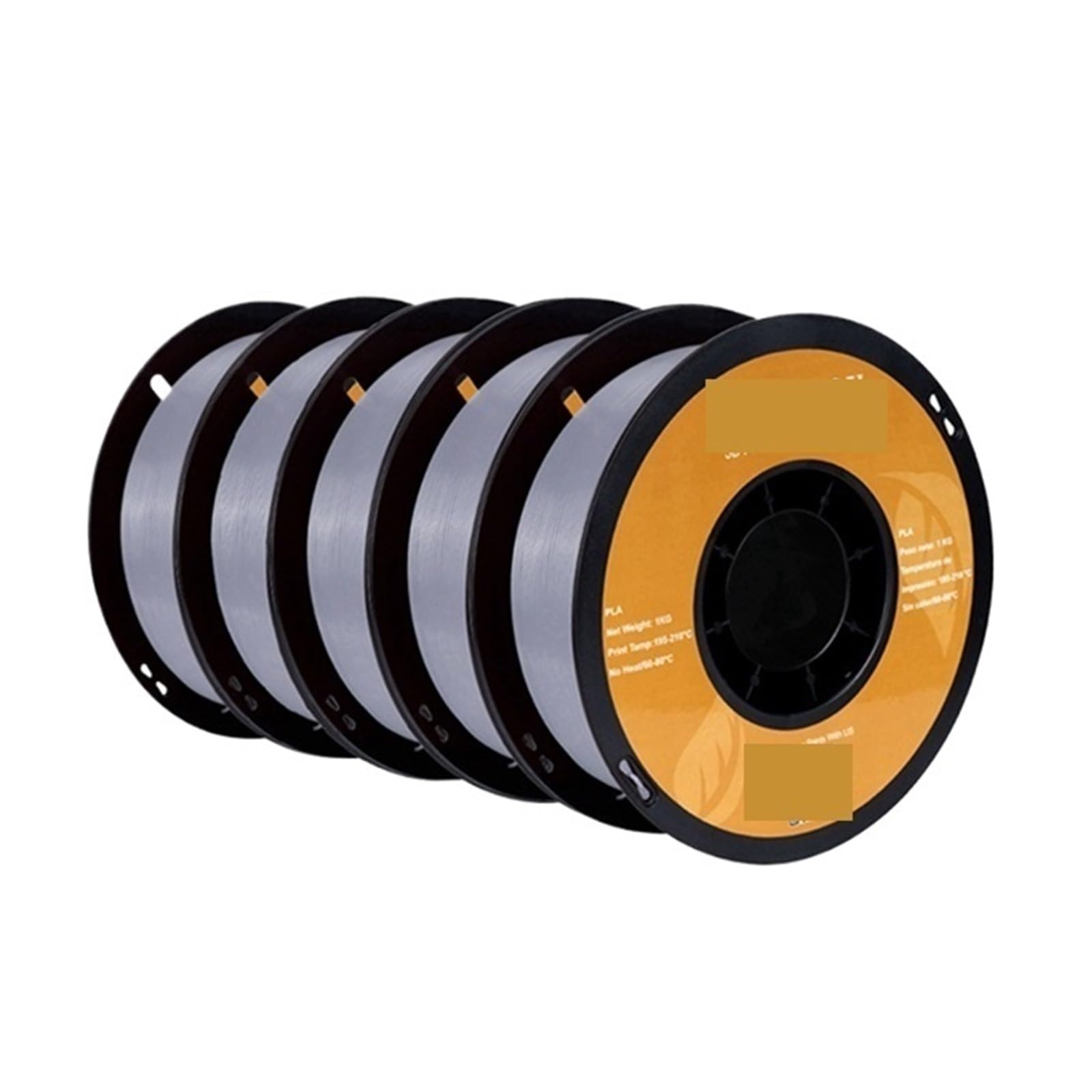 Filament do drukarek 3D, Filament PLA 1,75 mm 5/10 KG Plastik Pla do drukarki 3D, standardowy kg/rolka Filamenty druku Mix kolorów(5kg Sliver PLA)