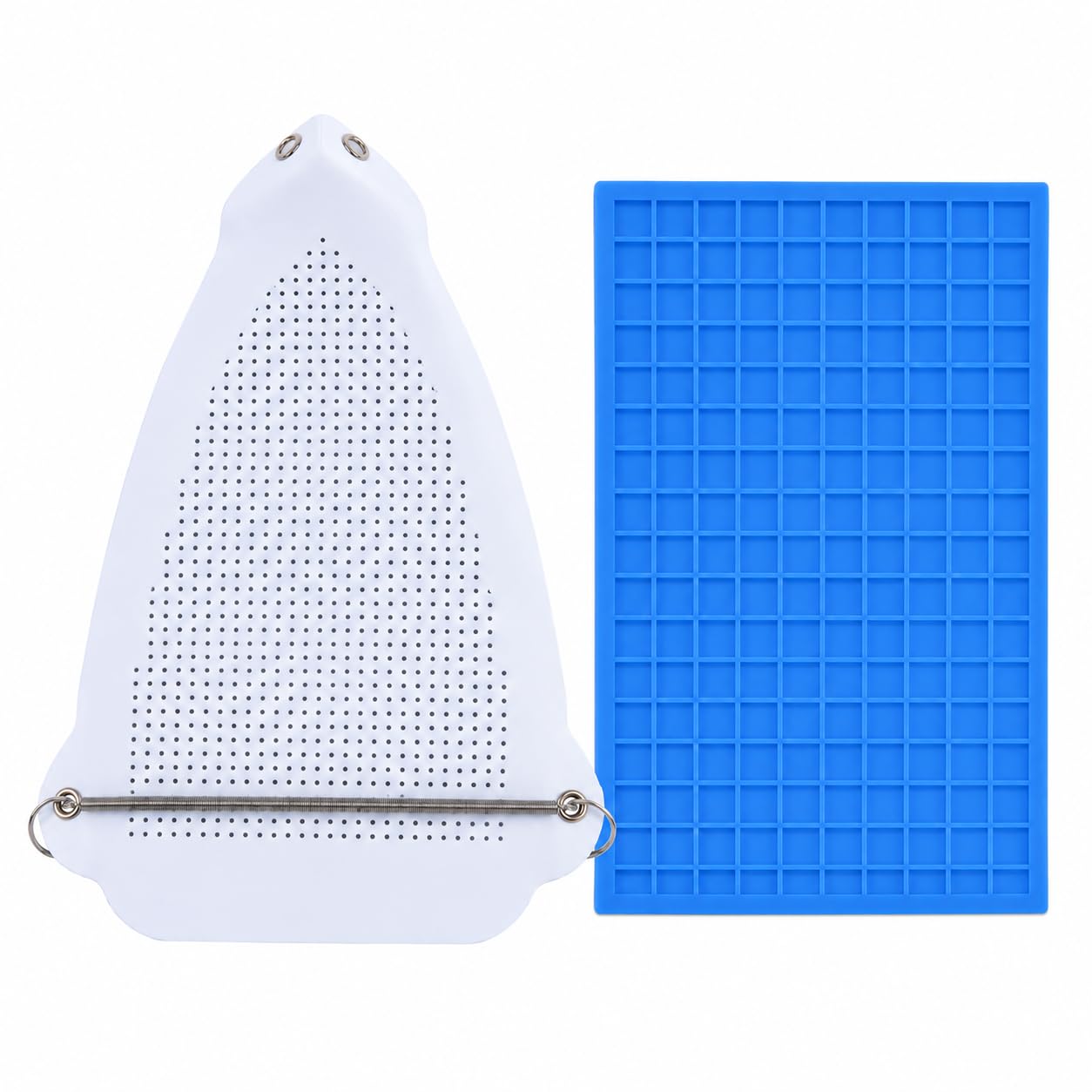 ZENITH Ironing Accessories Combo Pack | Steam Iron Teflon Cover Protector + Heat Resistant Silicone Iron Rest Pad | Non Stick Soleplate Cover | Protect Clothes & Table from Burns & Heat Damage | Heat-Resistant Teflon Material-image-4