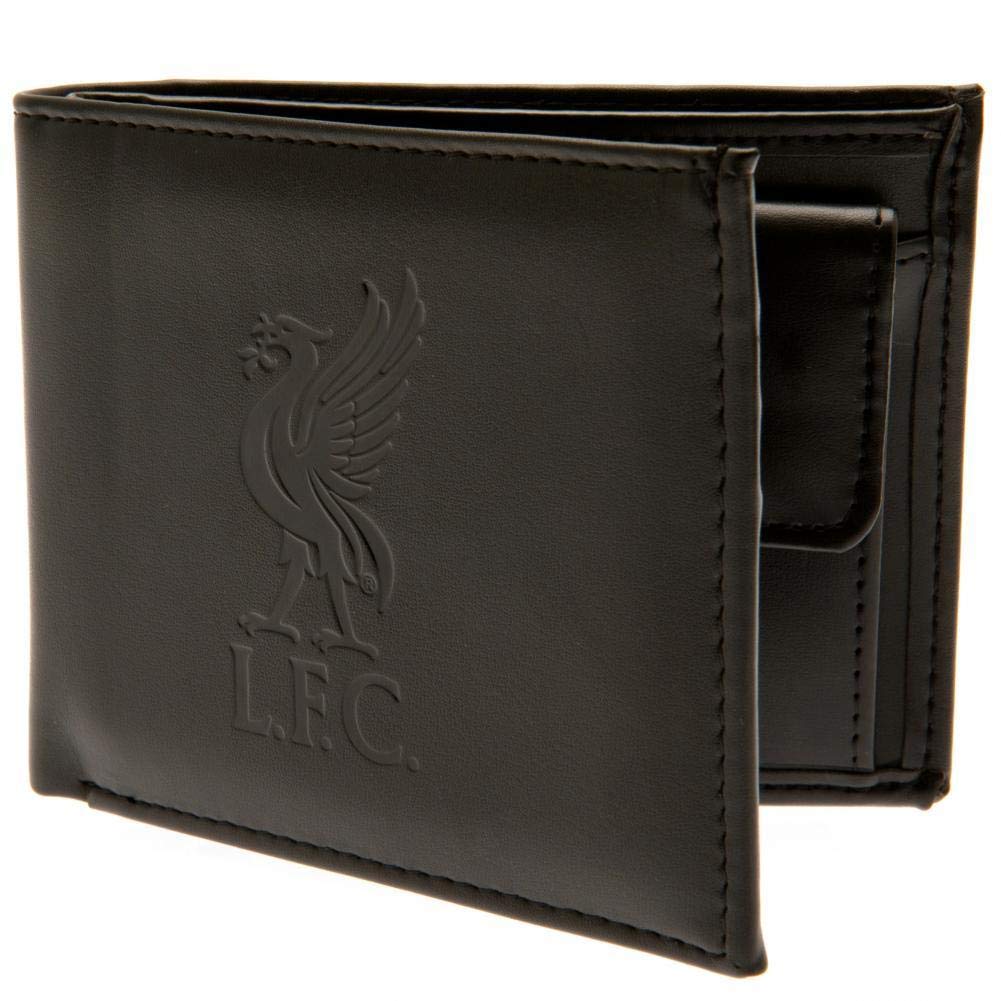 Portfel z wytłaczaną nazwą Liverpool FC, Czarny, Jeden rozmiar, Nowoczesny