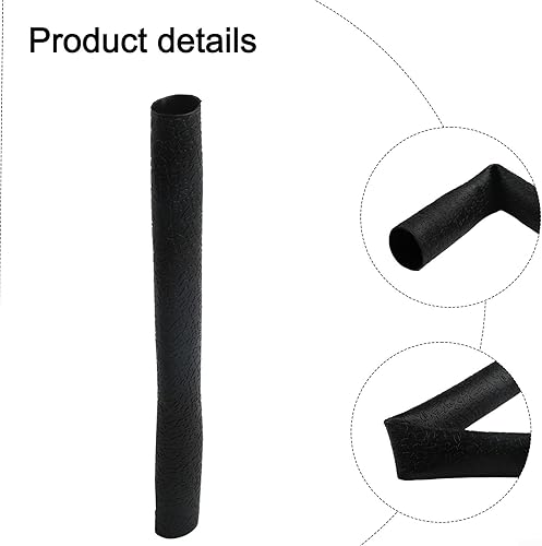 Miniatura 7 de Silicone Pool Cue Grip Handle, Non-Slip Anti-Sweat Elastic Sleeve Protector for Billiard Cues, for Easy to Install, Fit (Black)Black