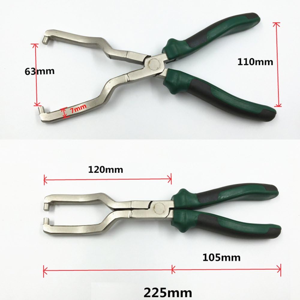 2pcs Car Fuel Line Disconnect Tool Hose Adapter Loosening Pliers Set