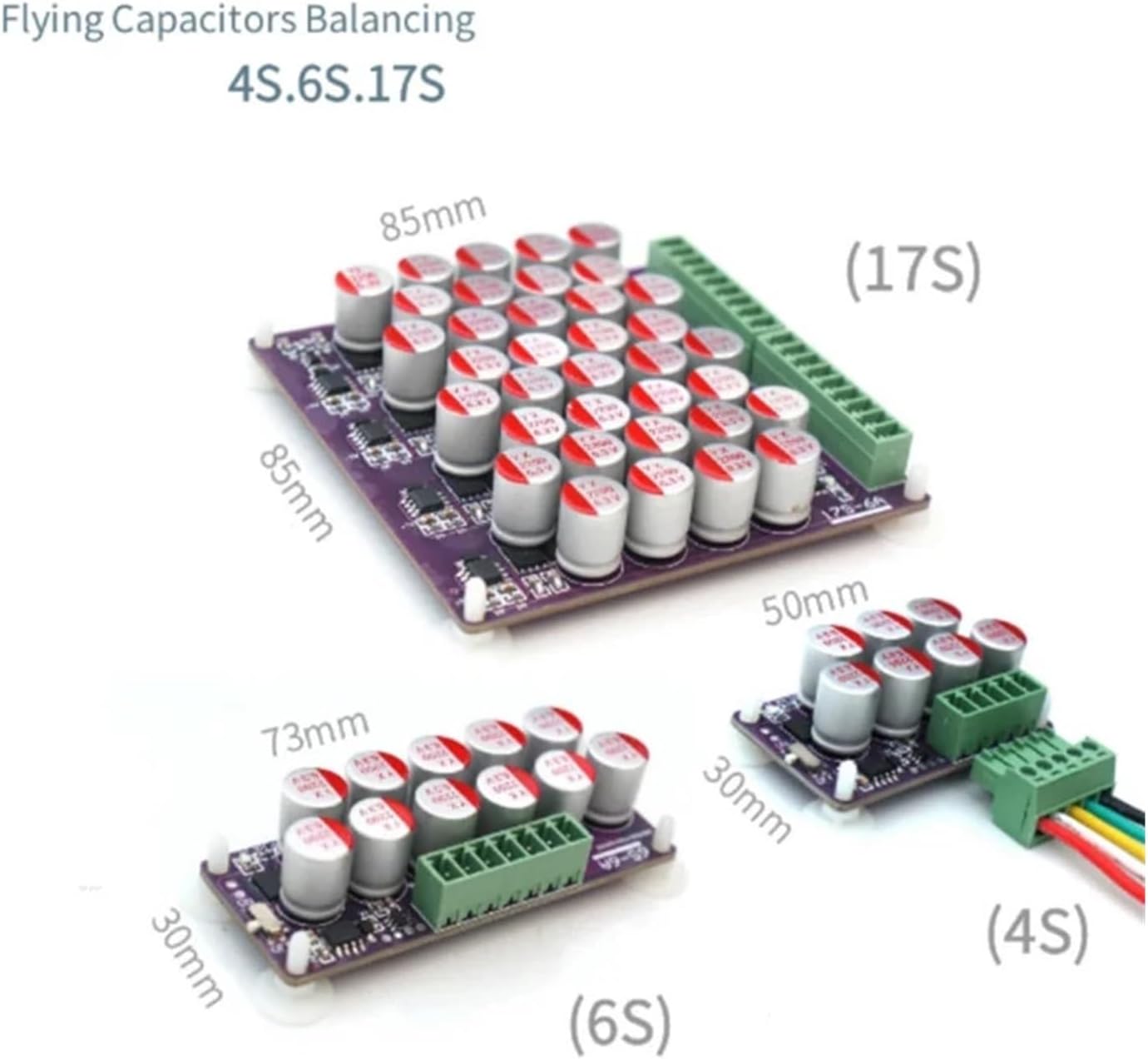 6A Hybrid Active Balancer,4S 6S 17S, Active Balancer is Used for Energy Transfer of Solar Cell Energy System (Color : 5-6S)