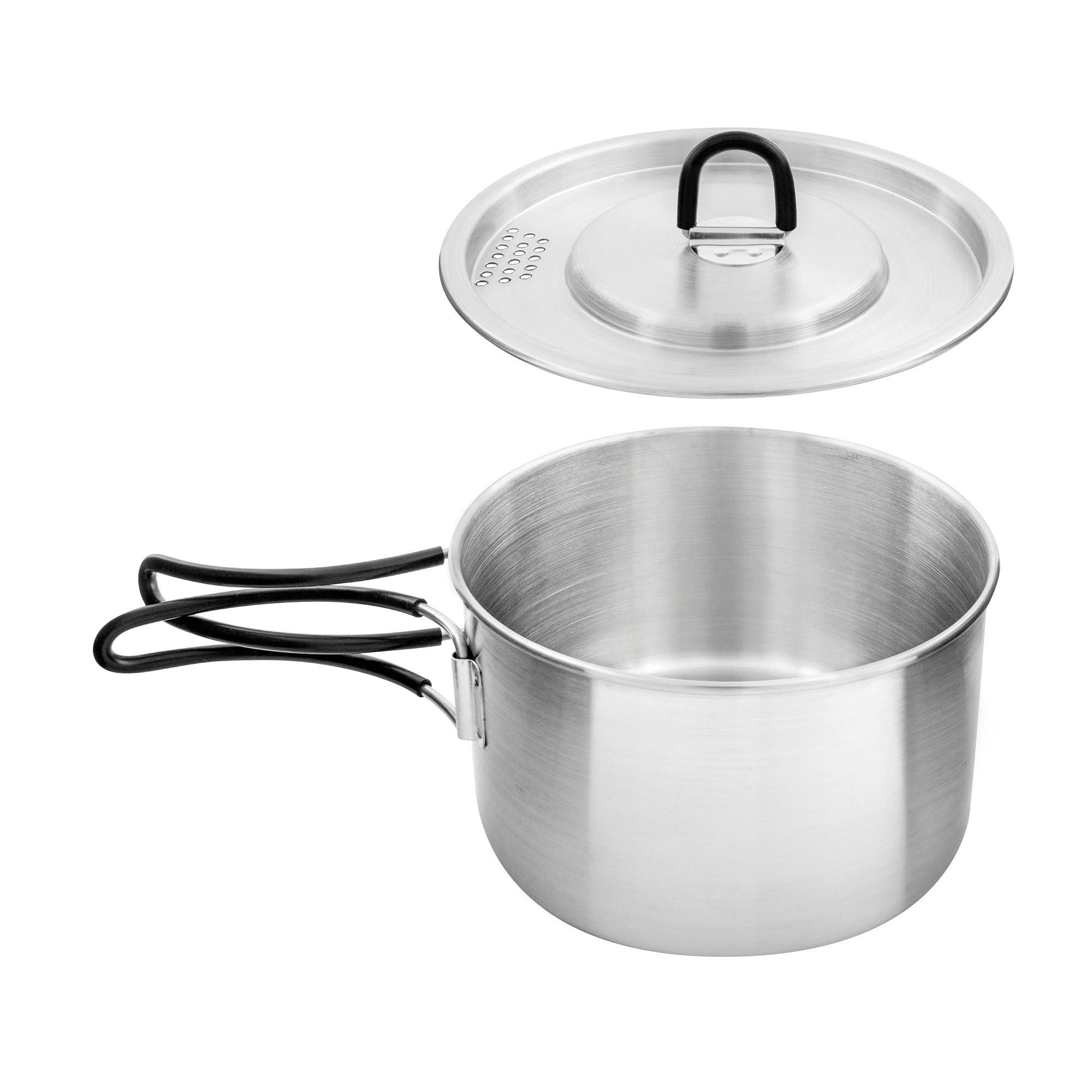 Tatonka Kettle II Casserole d'extérieur en acier inoxydable 1 l Ø 14,5 x 8,5 cm