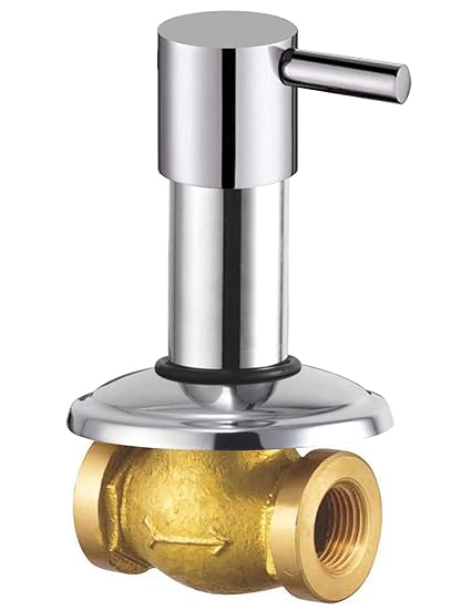 Joyway Flora Concealed Stop Cock 15 mm. (1/2 Inch) Brass/Heavy Duty Quarter Turn
