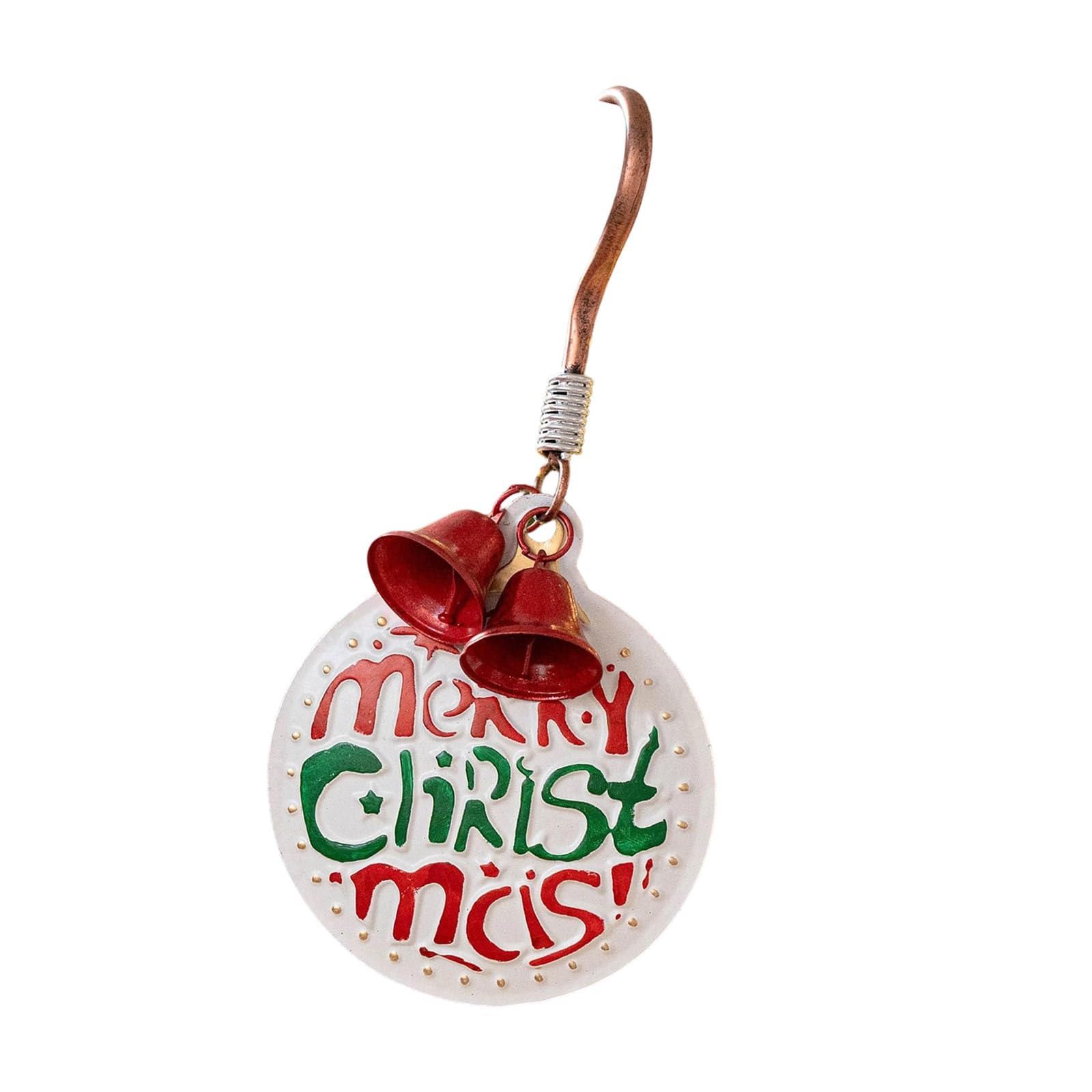 Kalttoy Merry Christmas Hanging Signs Christmas Bells Door Hanger Holiday Decors for Home Wall Porch Yard Decorations Gift Door Hanger Wreath