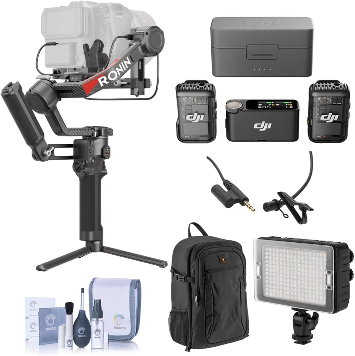 DJI RS 4 Pro Combo, Bundle with Complete Kit