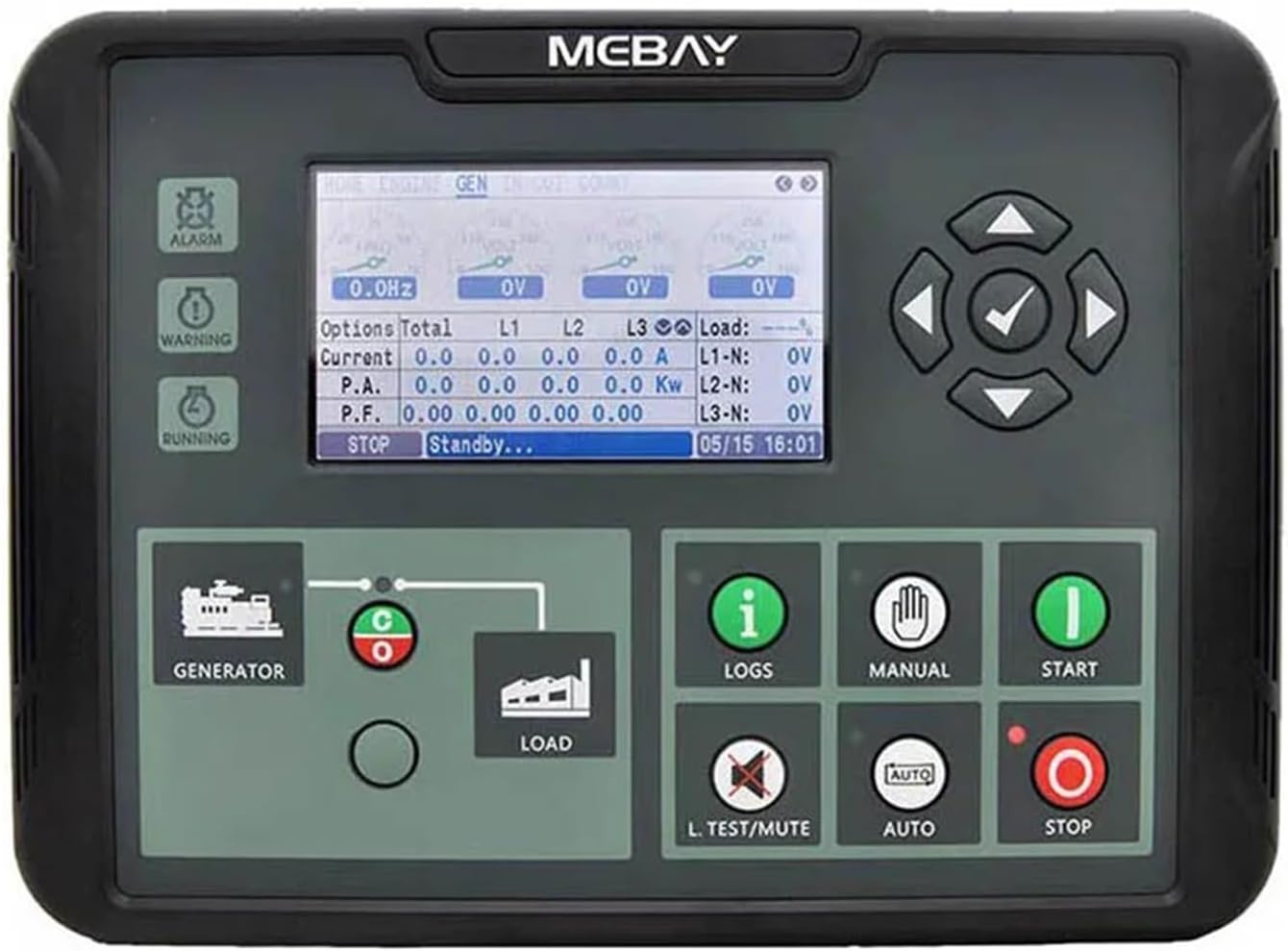 DC70D DC72D DC70DR DC72DR MK2 Diesel Genset Spare Parts Generator Controller Self-Starting Control Panel(DC70D MK2)