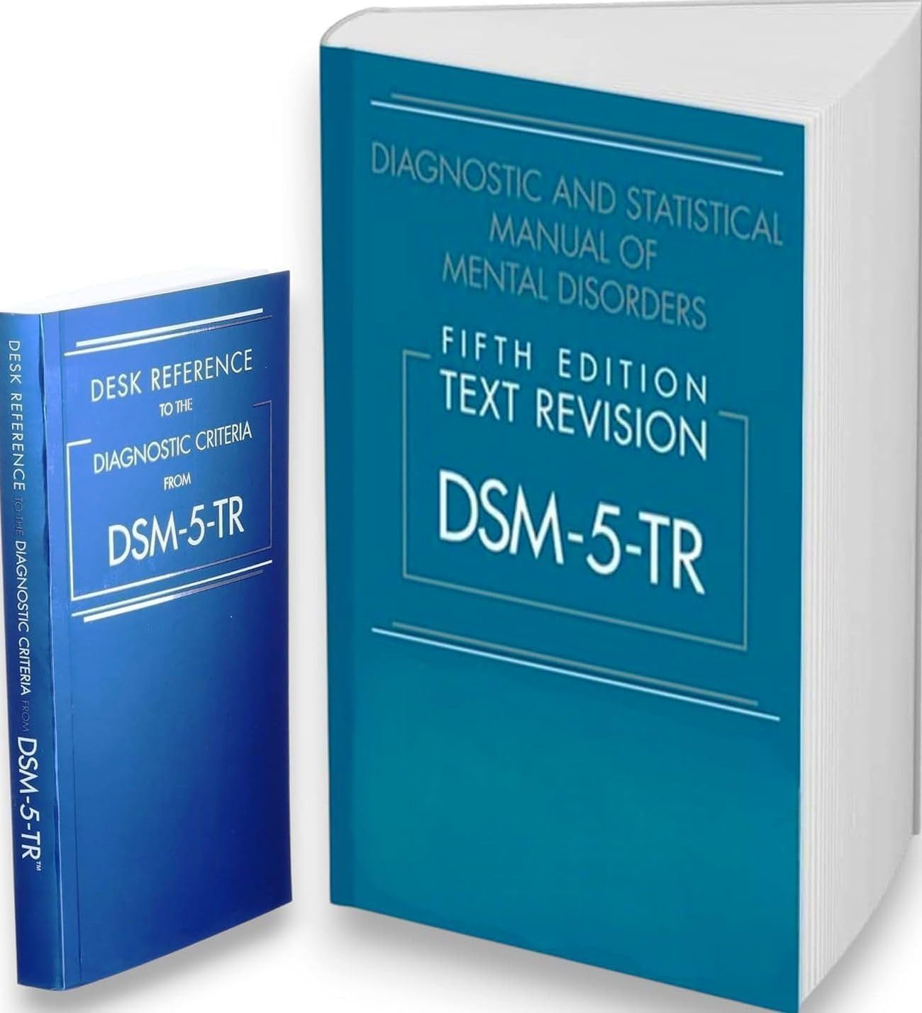 DSM 5-Tr 5th Edition Softcover Diagnostic and Statistical Manual of Mental Disorders DSM-5-TR, Fifth Edition Text Revision with Free Desk Reference