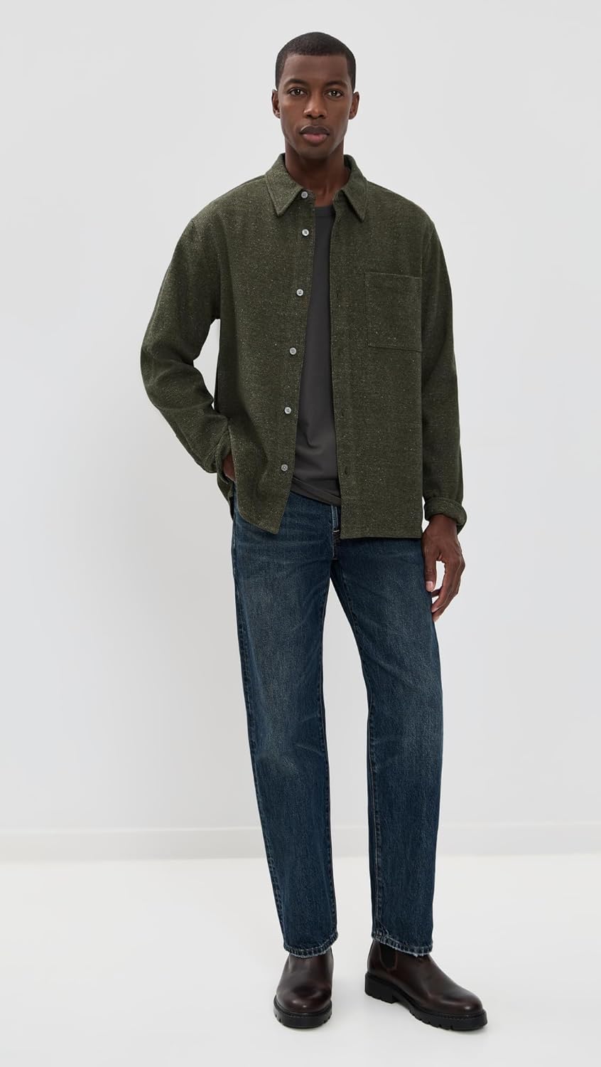 Madewell Men's Donegal Twill Long Sleeve Shirt - Image 3