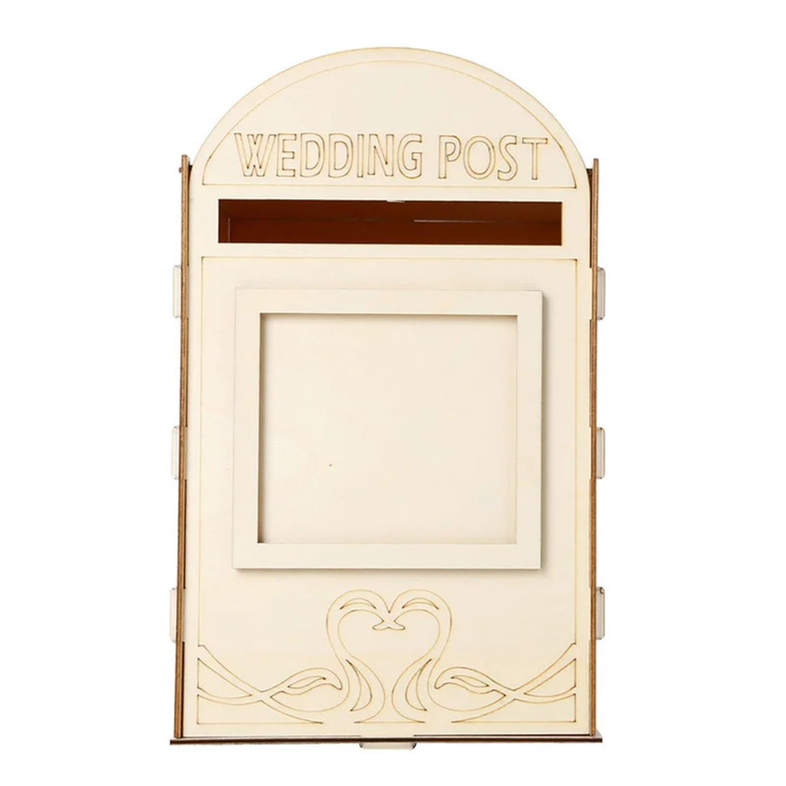 Hochzeitskarten-Box DIY-Hochzeitszubehör aus Holz, Stilornamente, Hochzeitsbriefkasten, Kartenboxen, Hochzeitsdekorationen(E)