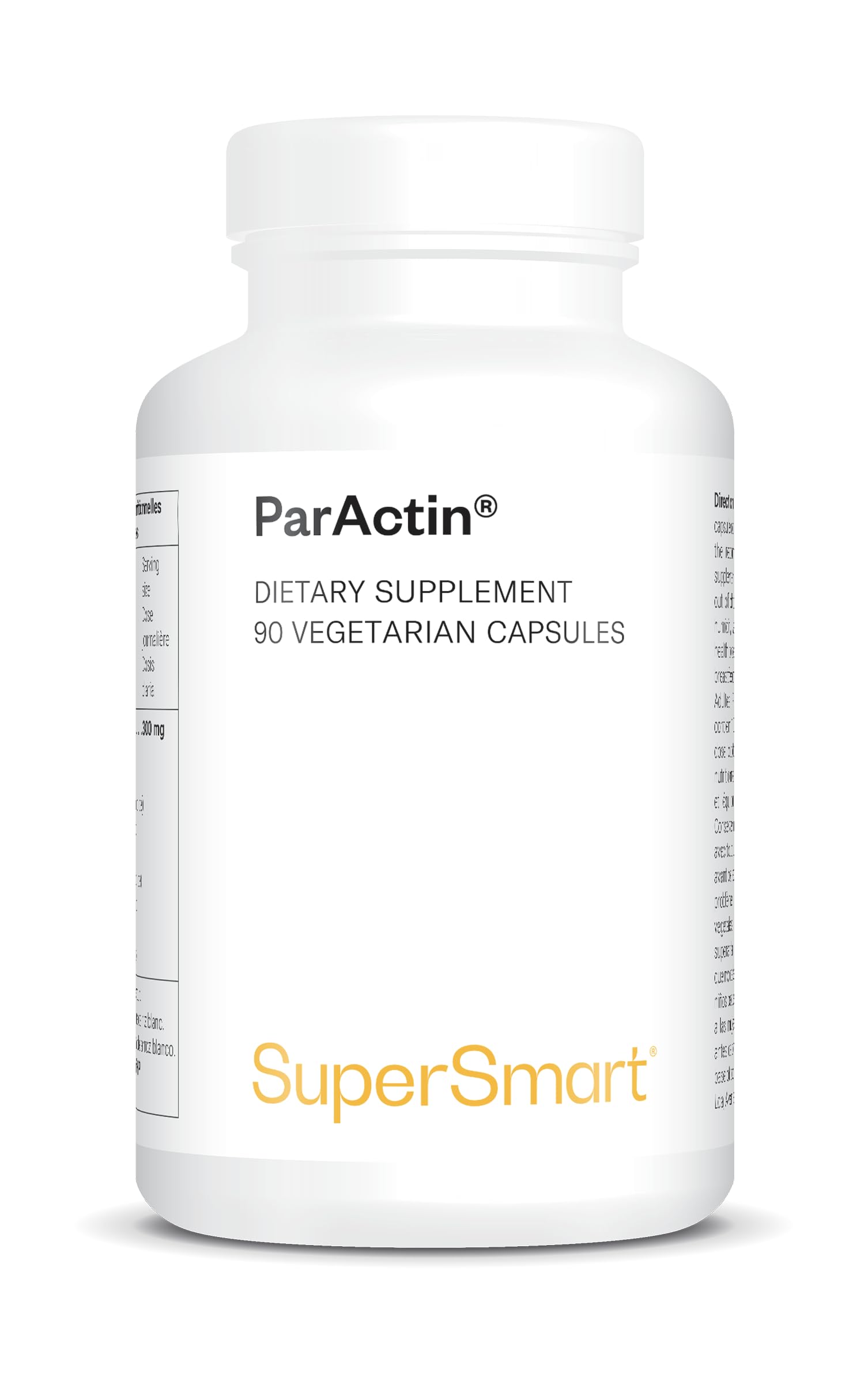 Supersmart - ParActin - Extrait Hydroalcoolique des Feuilles d’Andrographis Paniculata - Contribue à Renforcer le Système Immunitaire - | Sans OGM - 90 Capsules Végétariennes