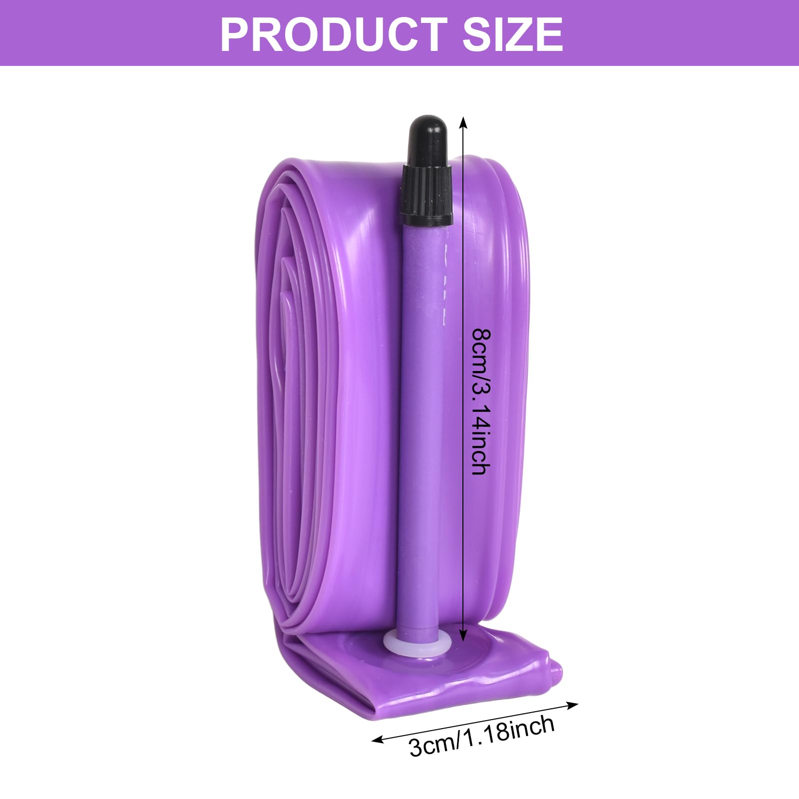 Lot De 2 Chambres à Air En TPU Pour Vélo De Route Ultra Léger 24 G Orange FV Valve Adaptée Pour Pneus De Vélo 700C 28 Et 23 32C (2 Pièces FV60