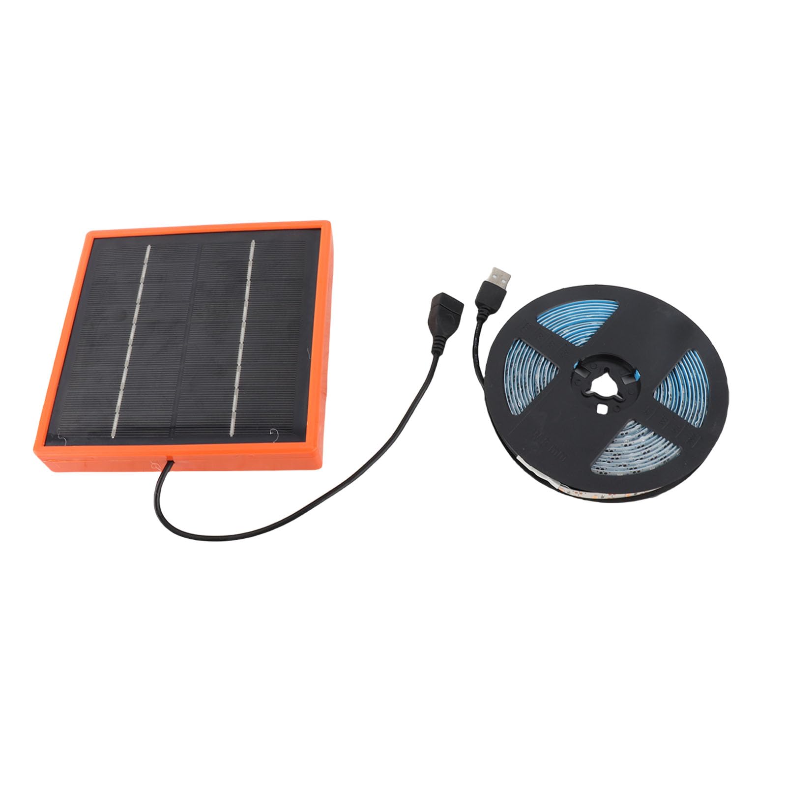 Lampe de Croissance pour Plantes Solaires, Lumière du à Spectre Complet, Lampe de Croissance à énergie Solaire 5 M LED pour Plantes, Lampe de Croissance de 5 M avec Panneau