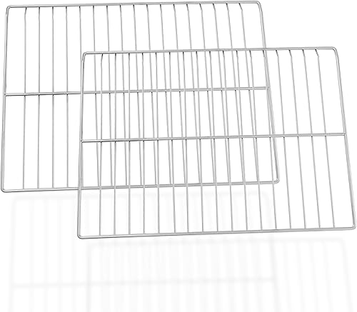 WB48T10095 - 2 piezas de repuesto para horno GE Hotpoint Stove Oven Parts 23.75" x 17.5" Rack Gas Range Oven Rack GE WB48K5019 Rack Flat Profile