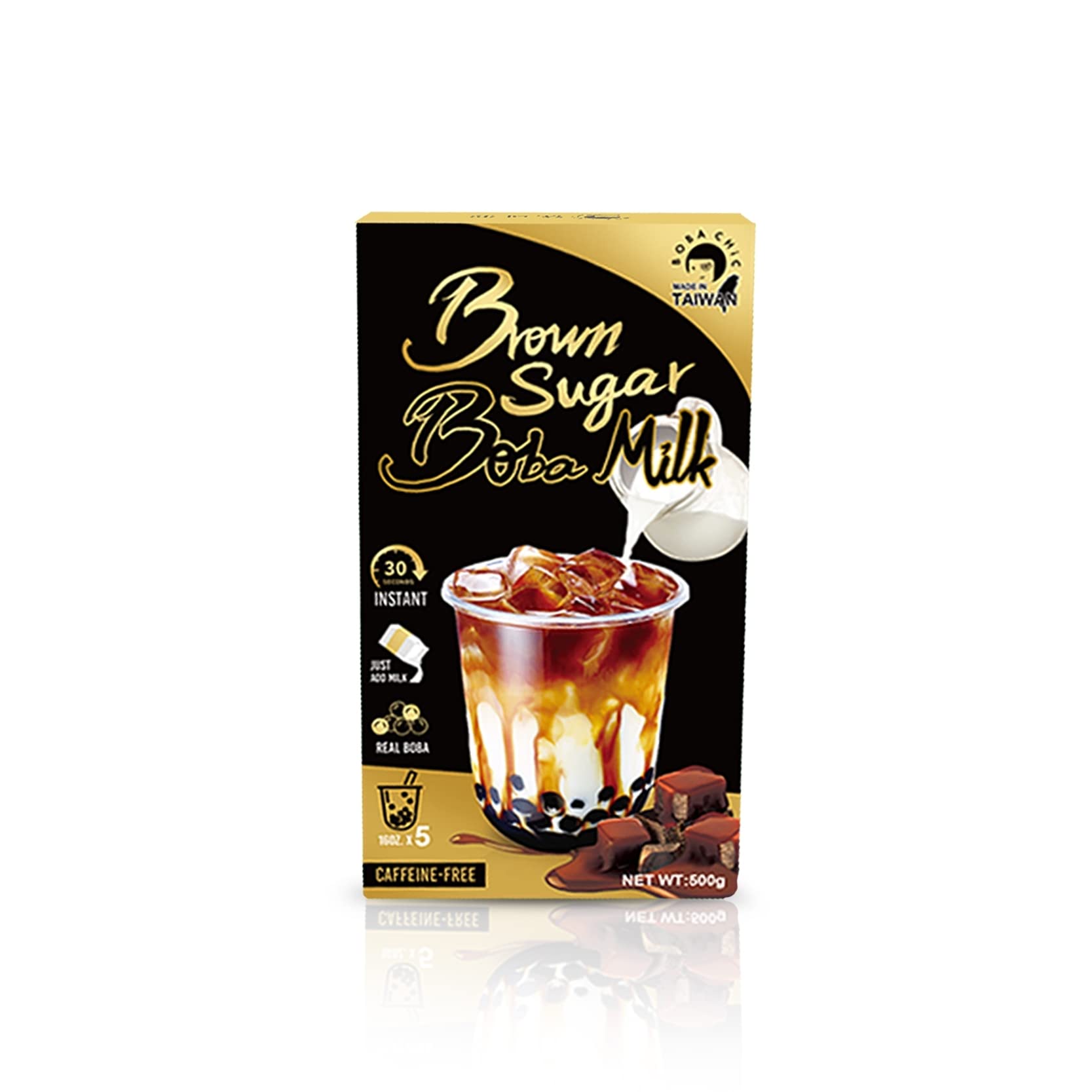 Buy [BOBA CHiC] Brown Sugar Boba Milk DIY Kit, Just add milk, 5 Kits