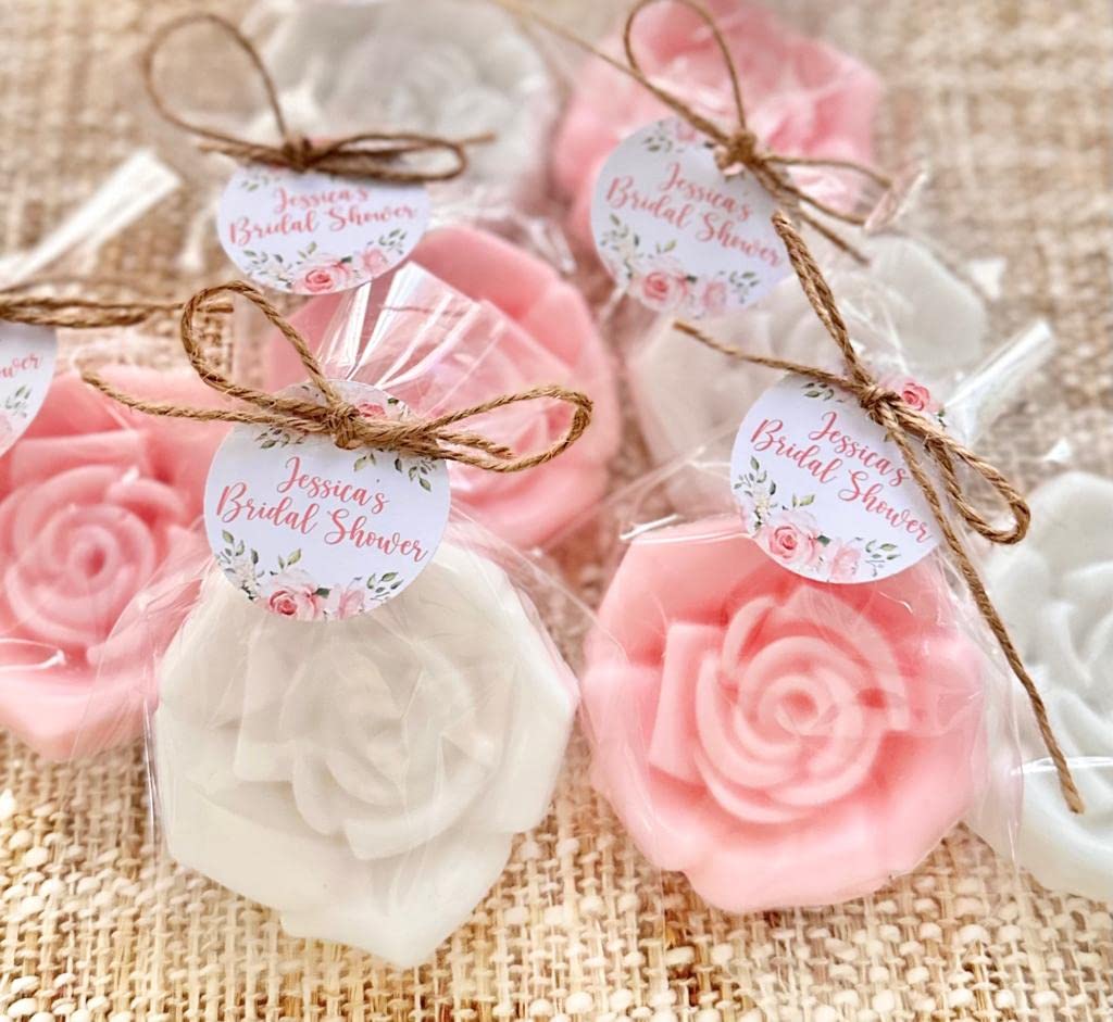 Rose Soap Favors Flower Bridal Shower Decorations, Baby