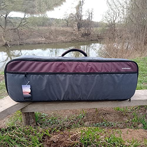 Kylebooker Multi-Function Fly Fishing Rod Travel Case Rod and Reel Organizer Storage Bag - Thumbnail 3