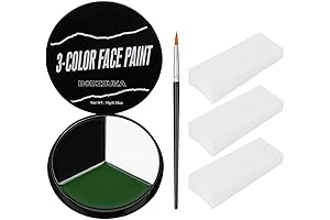 BOBISUKA Ultimate Zombie Makeup Kit: Color Your Skin in Fright Tonight!