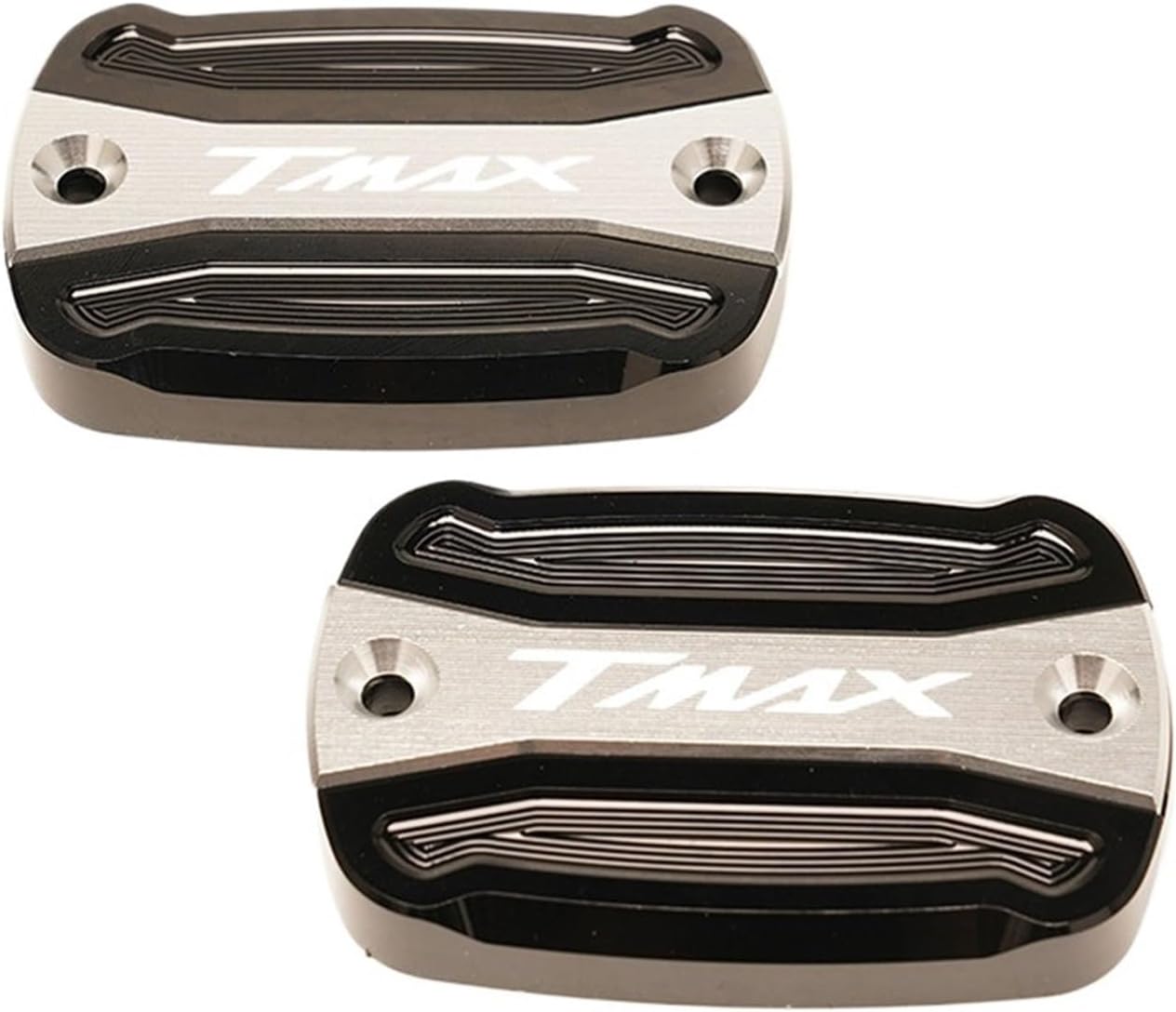 Motorcycle Brake Fluid Fuel Master Cylinder Reservoir Cap Cover Compatible with T-MAX500 2008-2011 T-MAX530 SX/DX 2012-2019 T-MAX560 2019-2021(Titanium)