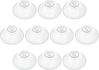 Vista 1 de Pawfly Paquete de 10 ventosas de 1.8 pulgadas, pequeñas ventosas de goma para el hogar, cocina, baño, organización, decoración de Navidad, ventana