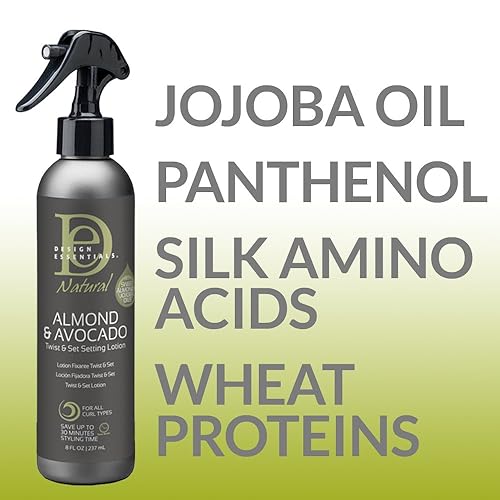 Miniatura 6 de Design Essentials - Crema natural para rizos, de almendras y aguacate