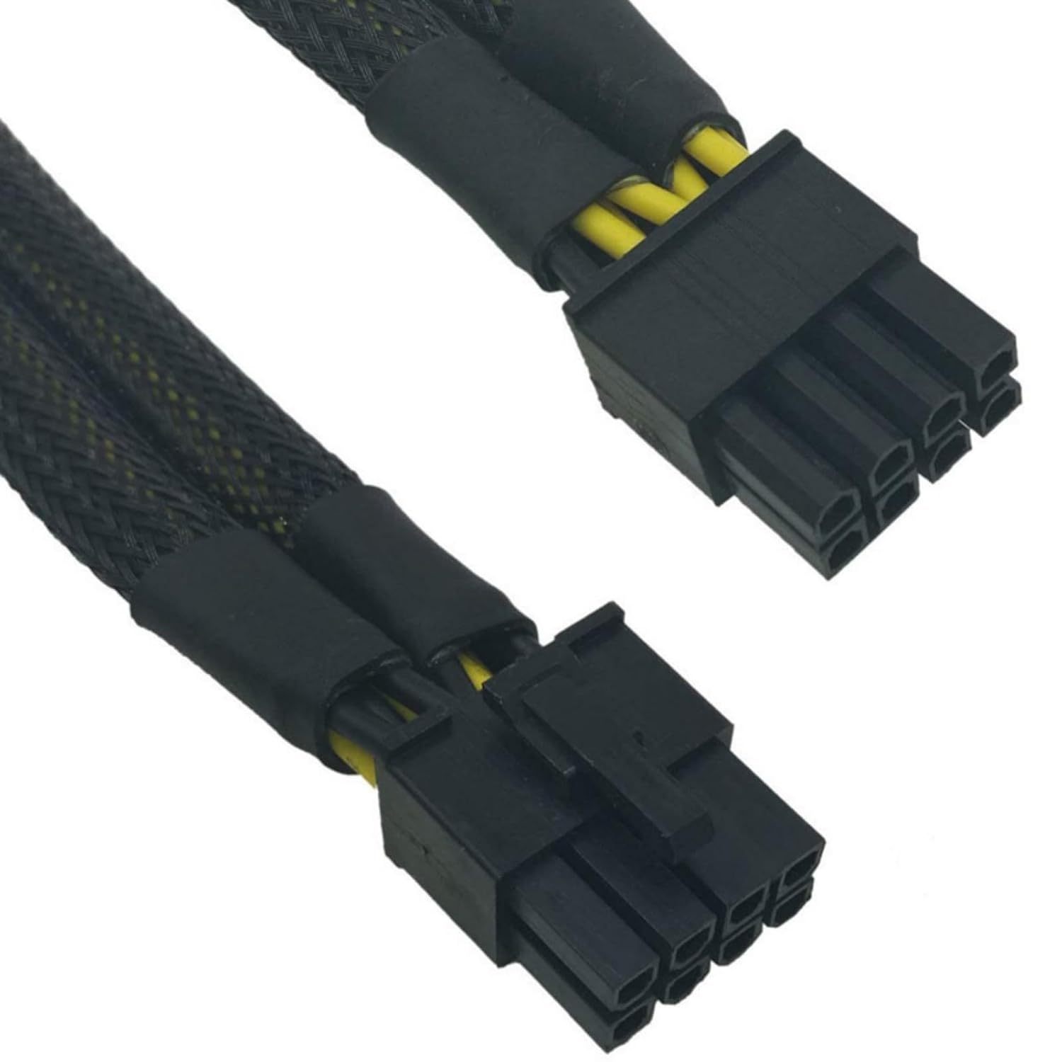 CPU 8Pin Male to 2X 8Pins Male PCIE Converter for Mainboard CPU Power Adapter Y Splitter 8Pin Extension Cable 40cm