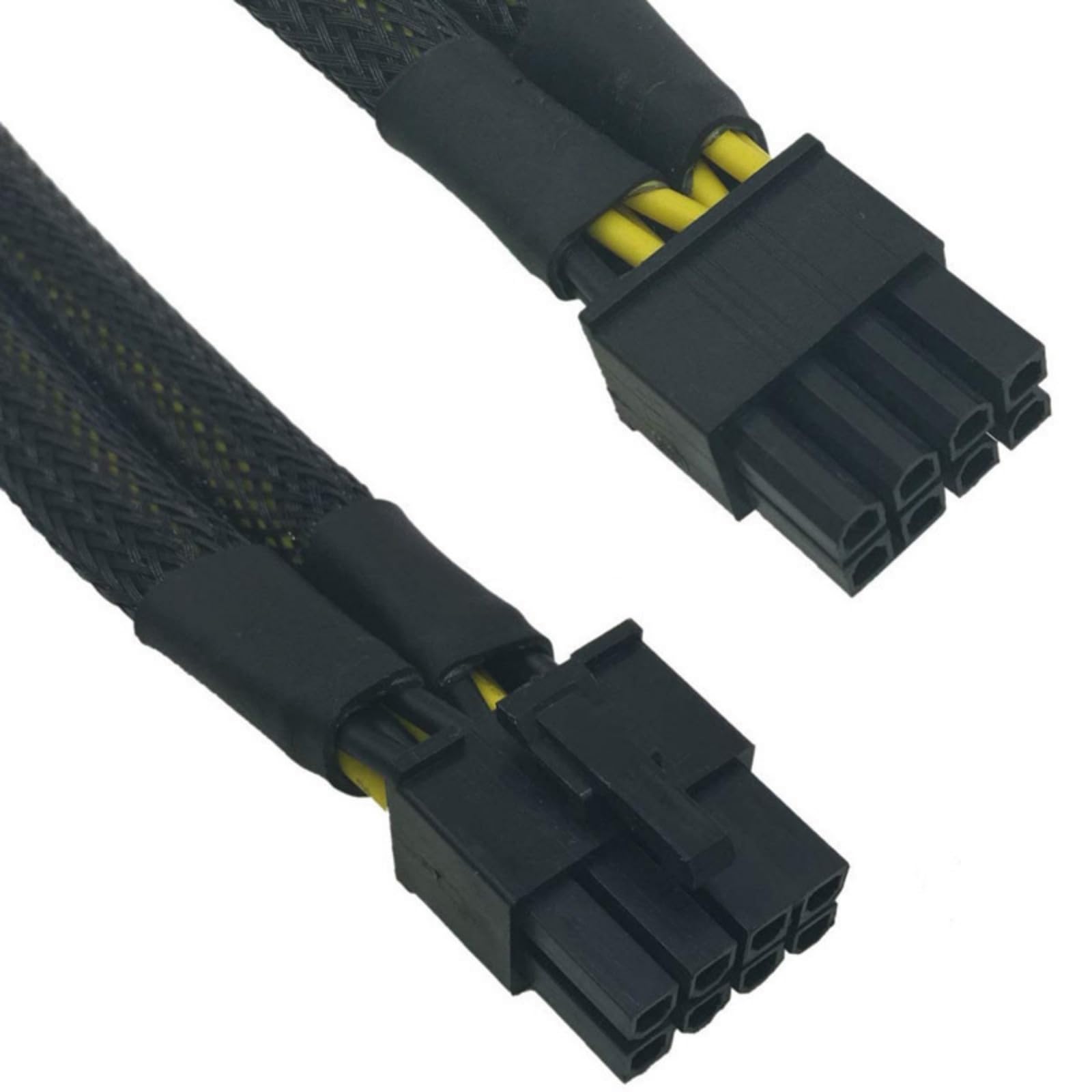 Cavi alimentazione adattatore da 8 pin a 8 pin da 40 cm a due schede grafiche PCIe (6 + 2) Adattatore alimentazione PCIExpress Cavo della scheda grafica GPU