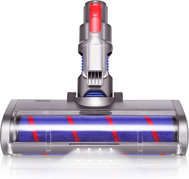 Molisau Soft Roller Brush Cleaner Head Replacement Compatible with for Dyson V7 V8 V10 V11 V15 - Cordless Stick Vacuum Cleaner with Indicator for Hardwood Floor