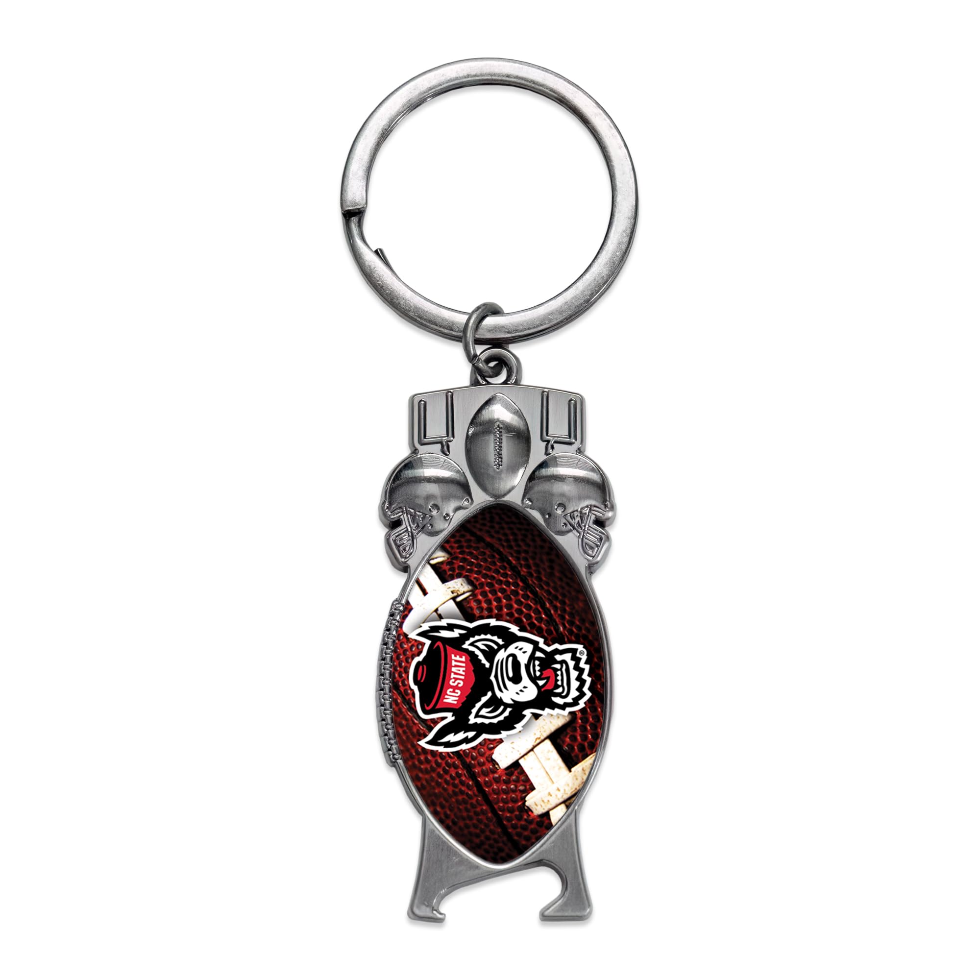 NCAA North Carolina State Wolfpack Sculpted Bottle Opener Keychain -Great Gift Item