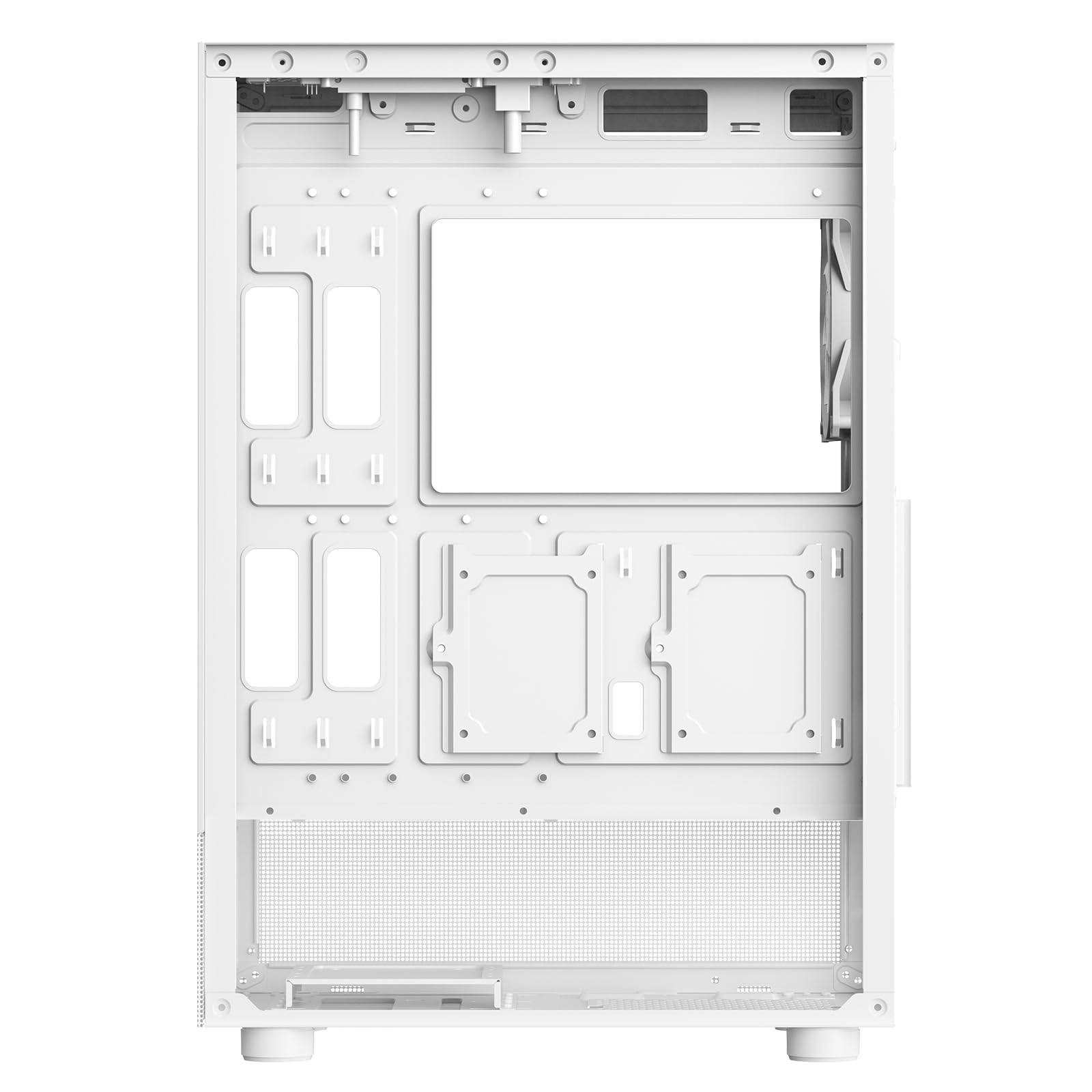 Itek Case SHOWBUI 33W - Gaming Tower, ATX, 12 cm ARGB fan, side and front  panel Temp Glass, White Edition : Amazon.nl: Electronics & Photo