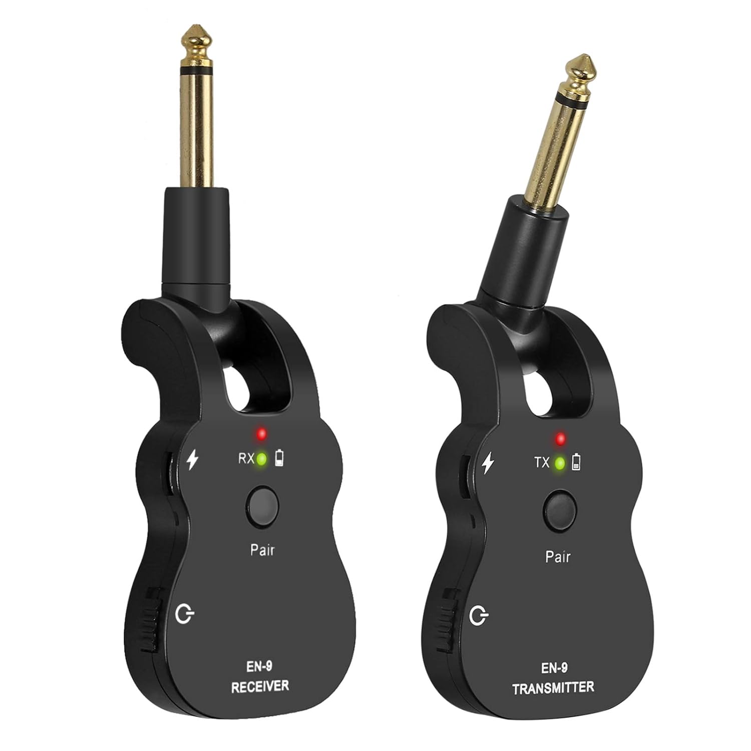 LiNKFOR Wireless Guitar System, 2.4GHZ Wireless guitar transmitter receiver Builtin