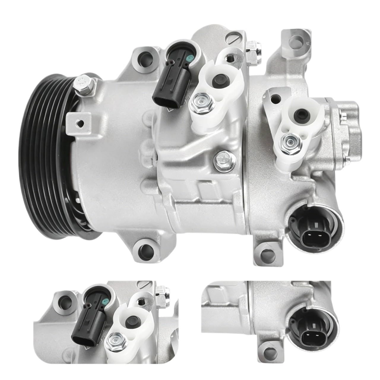 Jozzep One Color A/C Compressor Compatible For Toyota Corolla Altis 1.8 Wish 2.0 Matrix 1.8L 2010-2013 Oe 447260-3373 4471504840 8831068031 8831068032