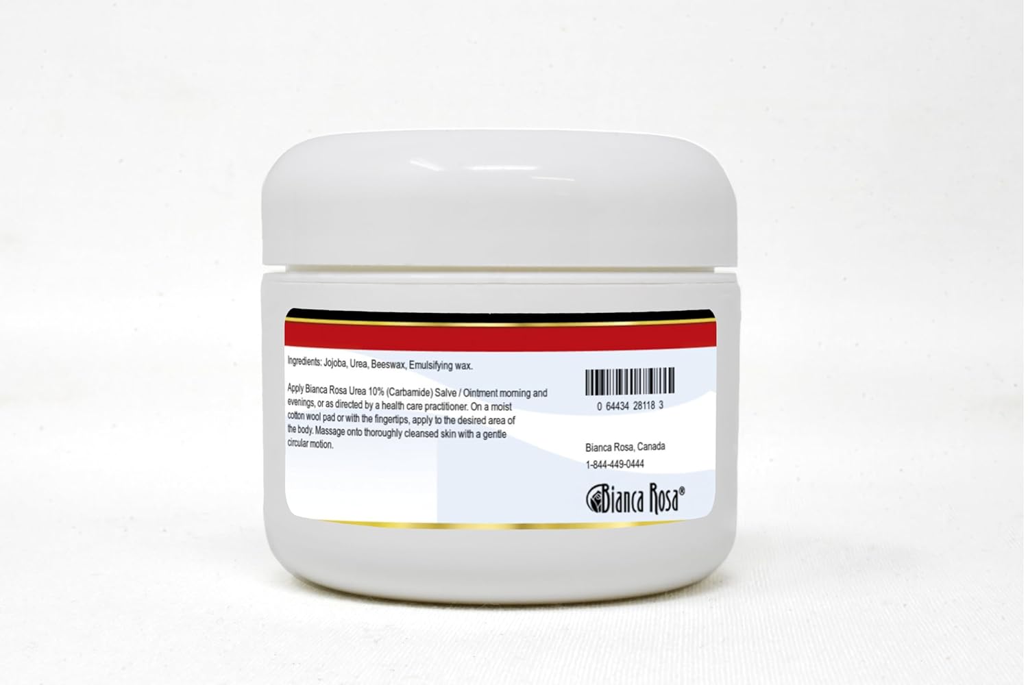 Bianca Rosa Urea 10% - Salve Ointment (Carbamide) - Enriched with Silk Protein (2 oz, ZIN: 428118)