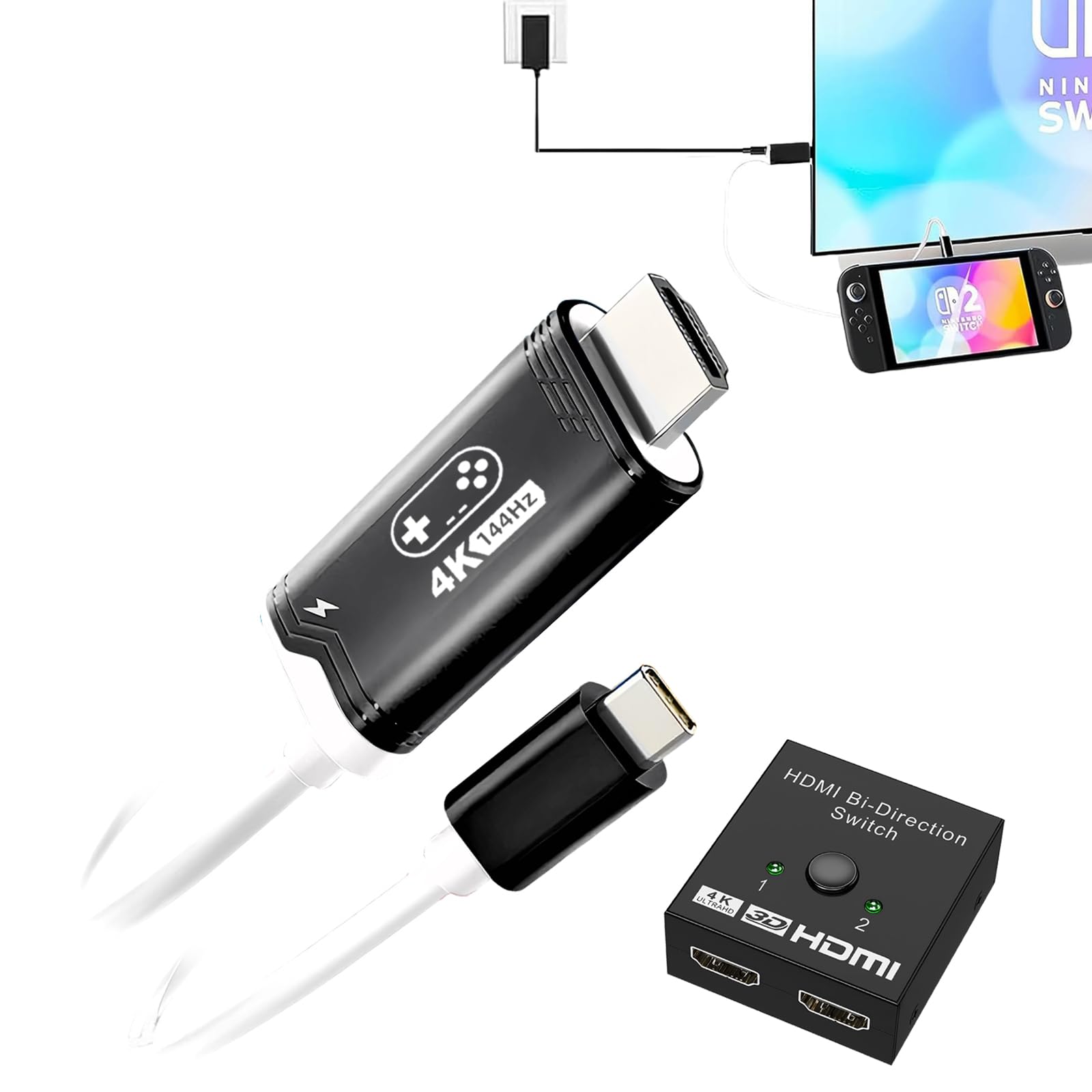 Amazon.co.jp: Switch 2 ドック【新登場2IN1-Switch 21.0.0システム