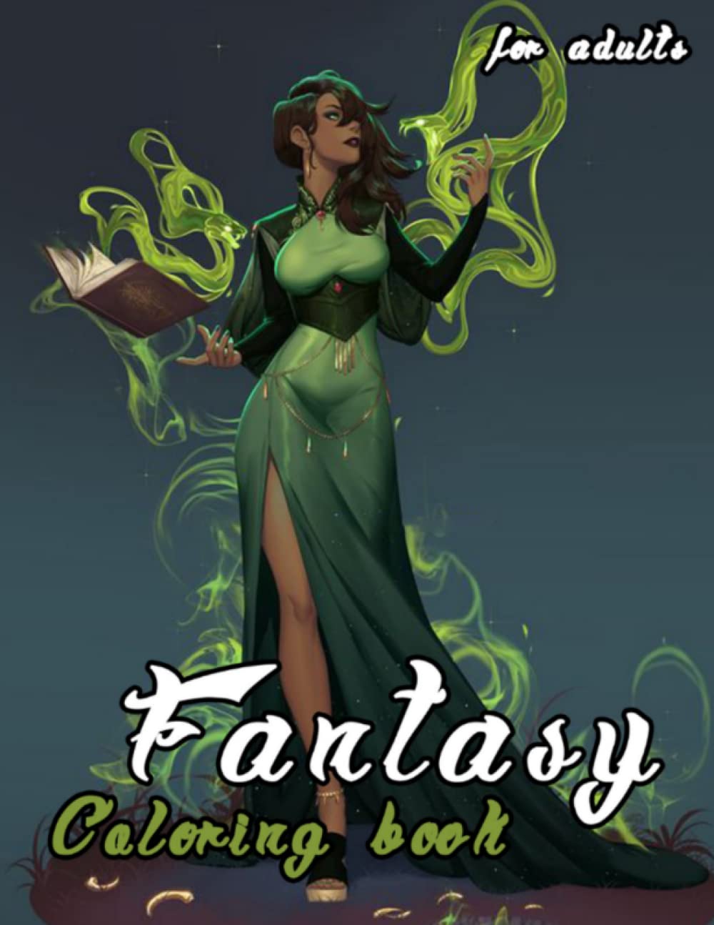 Fantasy Coloring Book for Adults: Adult Coloring Book Full of Fun and Relaxing Designs