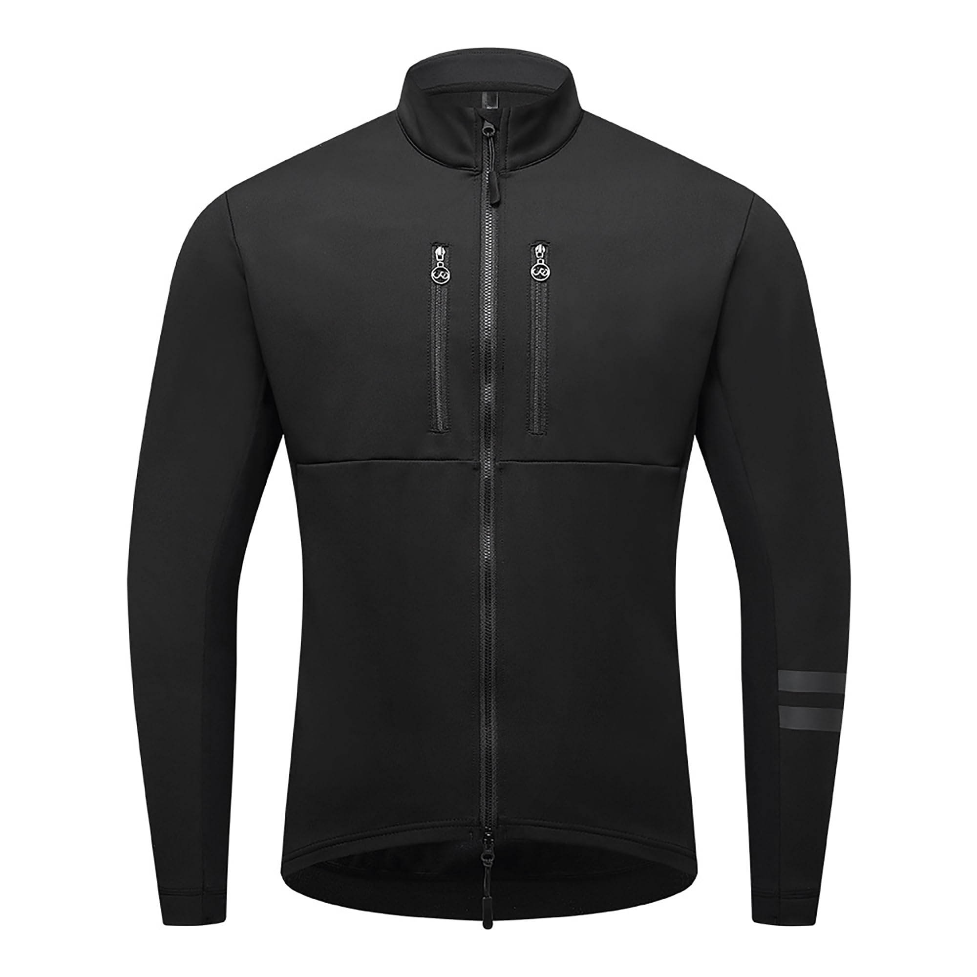 Chaqueta Ciclismo para Hombre Invierno Polar Termica, Impermeable Cortavientos de MTB, Cortavientos Transpirable Resistente al Agua para Correr, Hacer Senderismo Y Acampar