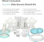 Zomee Breast Shield Kit Replacement Set (Double Pumping Set) Size 24mm