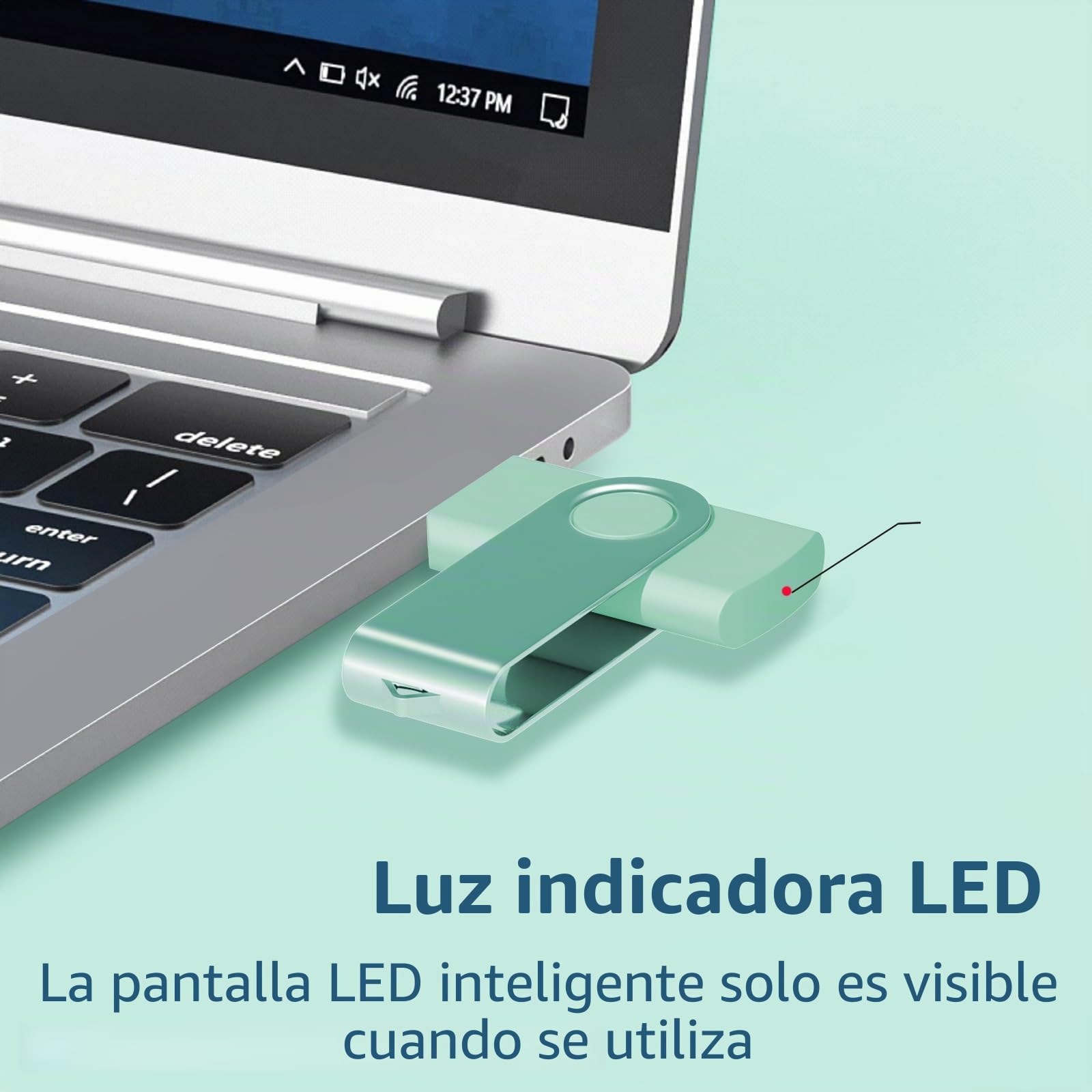 Pendrive USB 16GB 5 Pack, ABLAZE Memoria USB 2.0 16GB 5 Piezas, Flash Drive para PC, Desktop, Portátil, Auto (5 Colors)