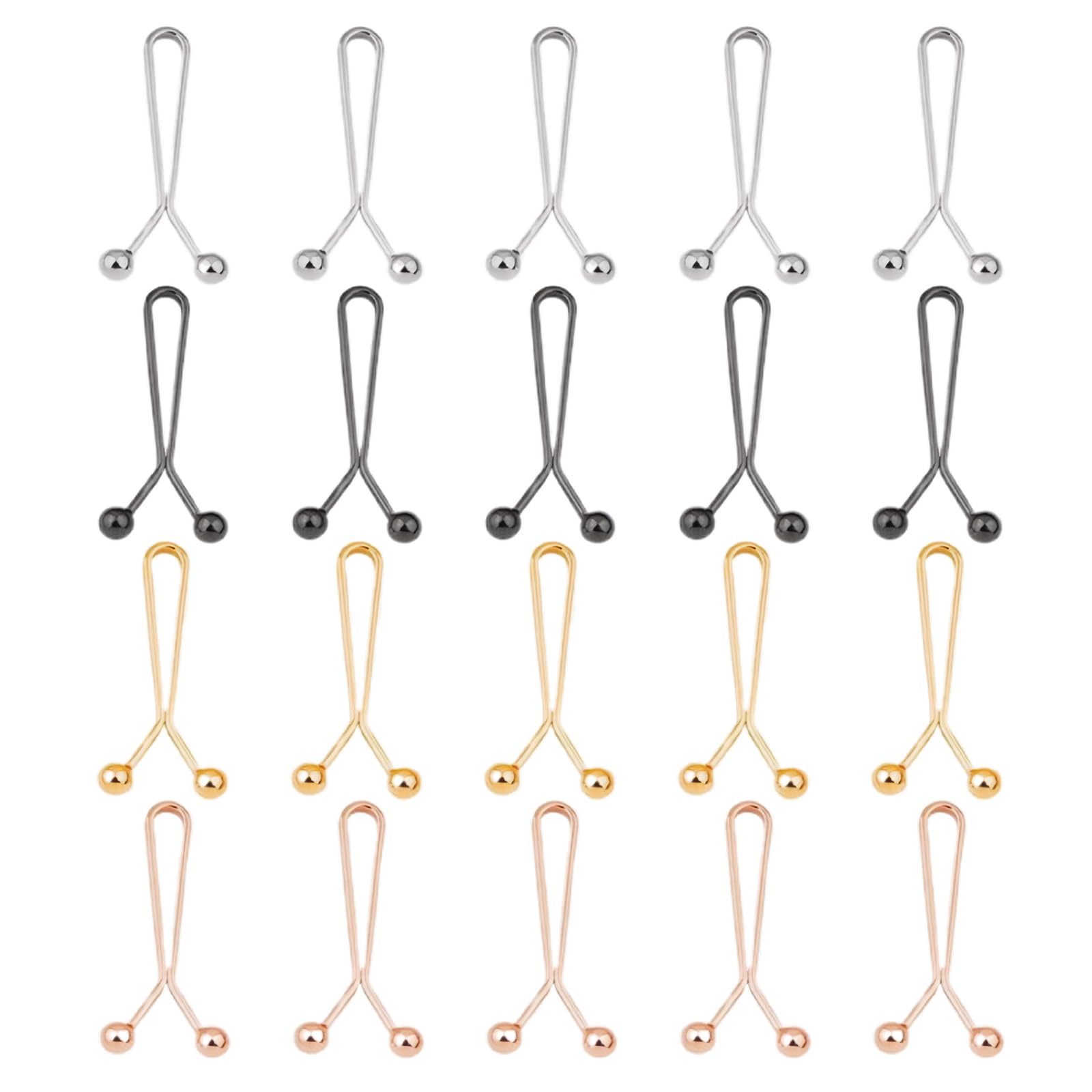 Lot De 4 Paires Boutons Papillon Pour Resserrer Pantalons - Clips Réglables Taille Plus Étroite - Jeans, Jupes Et Vêtements