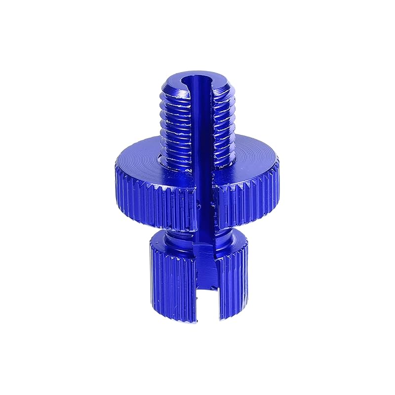 Parafuso regulador de cabo de freio e embreagem M10 X AUTOHAUX azul e verde