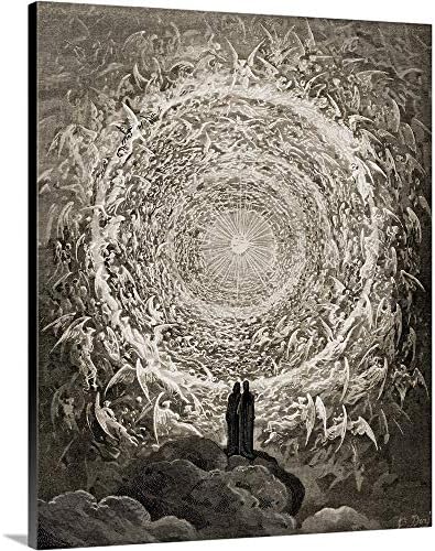 Illustration For Paradiso By Dante Canvas Wall Art Print, Artwork