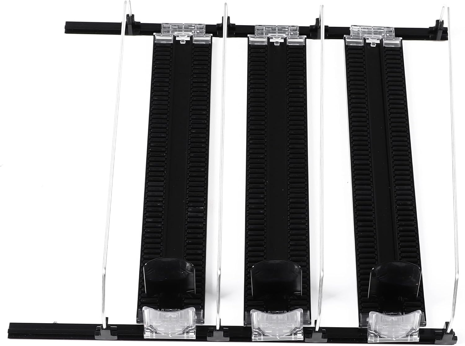 Drink Organizer for Fridge, 14.96 X 9.84in Width Adjustable Self Pushing Soda Can Dispenser for Household Refrigerator, Life Supermarket (3Pcs)